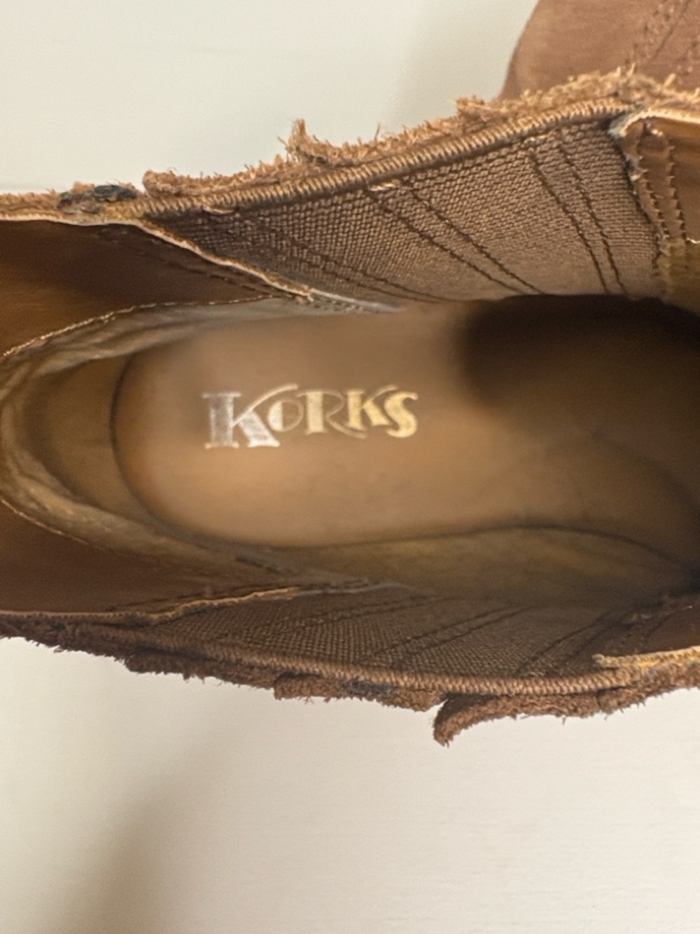 Kork-Ease Brown Suede Ankle Booties - Picture 7 of 8